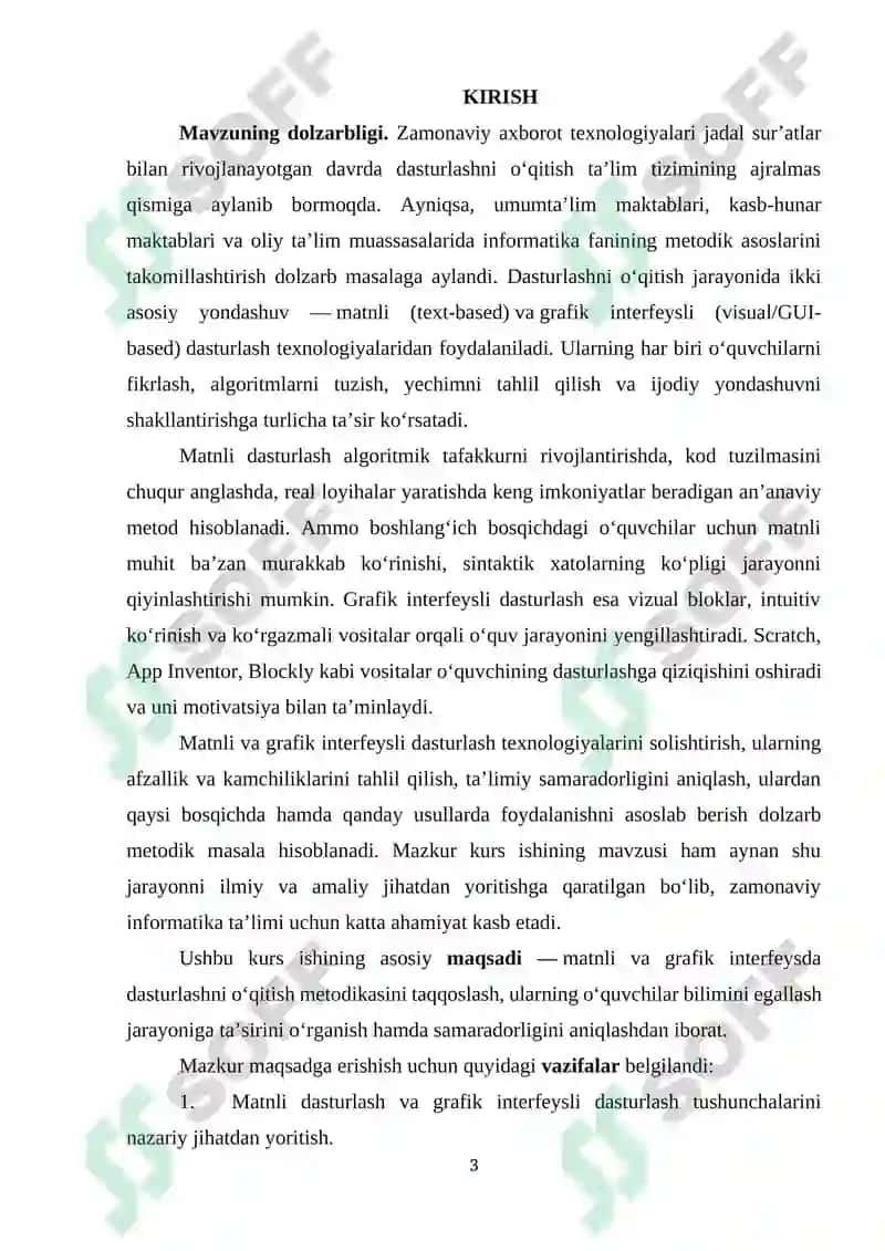 Matnli va grafik interfeysda dasturlashni taqqoslash metodikasi 3