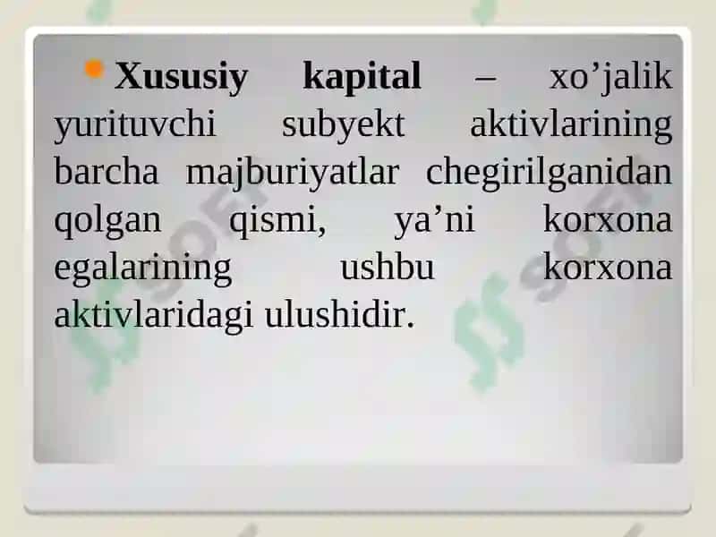 Xususiy Kapital Audit 3