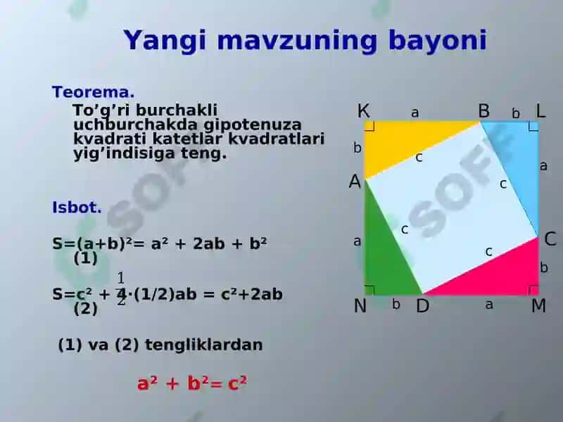 Pifagor teoremasi 3