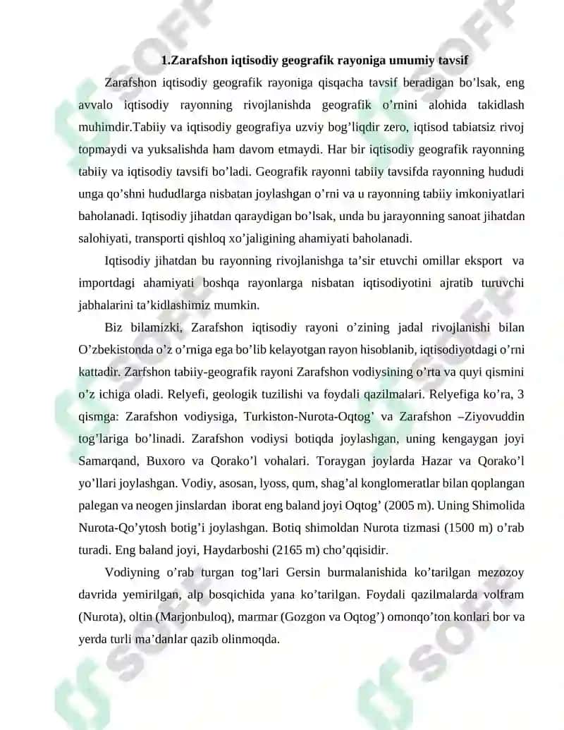 Zarafshon iqtisodiy rayonini iqtisodiy-ijtimoiy muammolari va ularning yechim 3