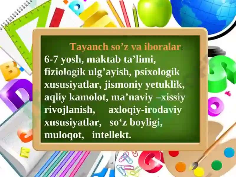 Bolalarni maktab ta`limiga tayyorlashning asosiy yo‘nalishlari 3