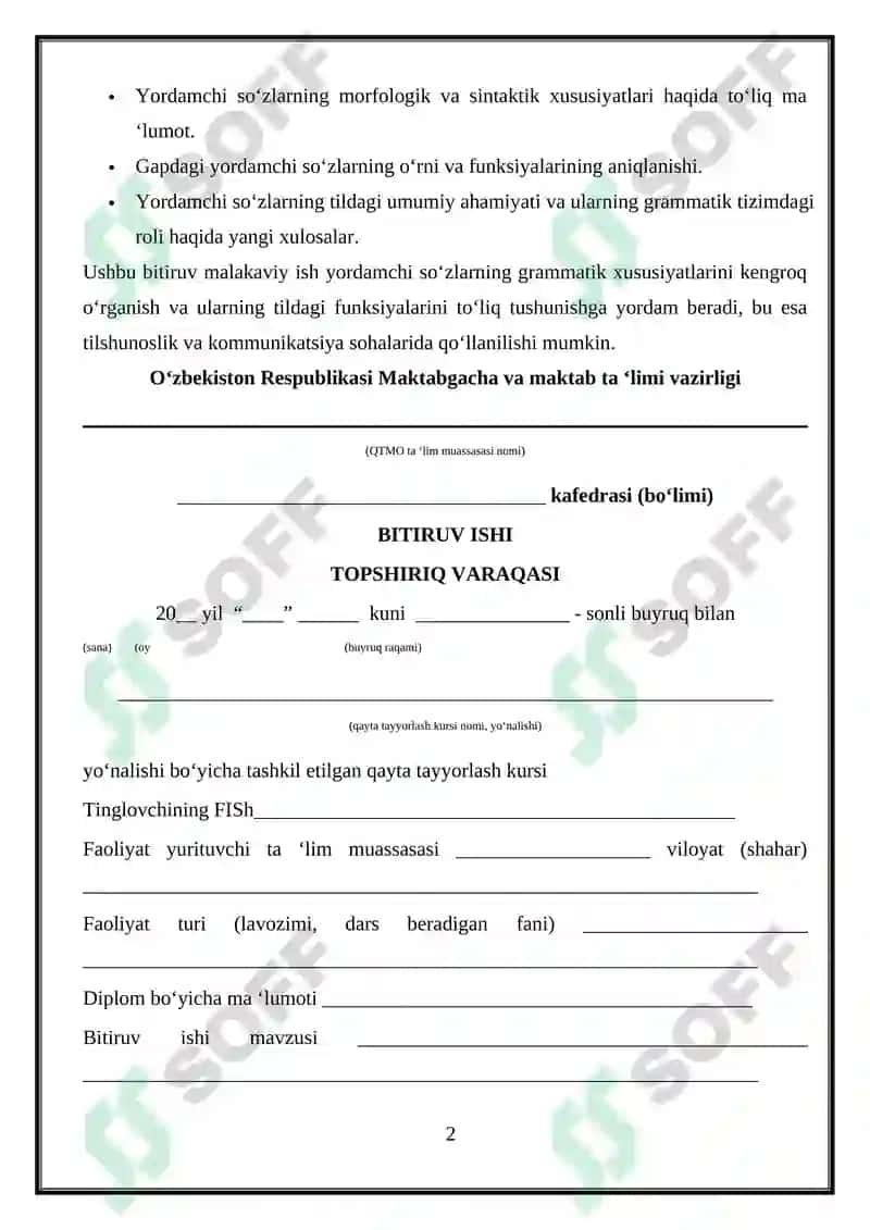 Yordamchi soʻzlarning grammatik xususiyatlari 3