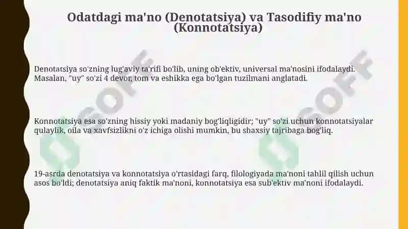 Leksemaning uzual va o`qavional ma'nolari 3