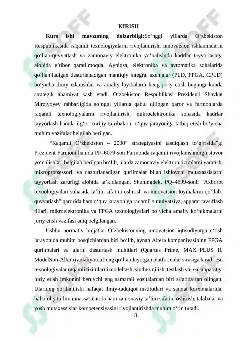 ALTERA DASTURLASH MUHITLARI VA QURILMALARI 3