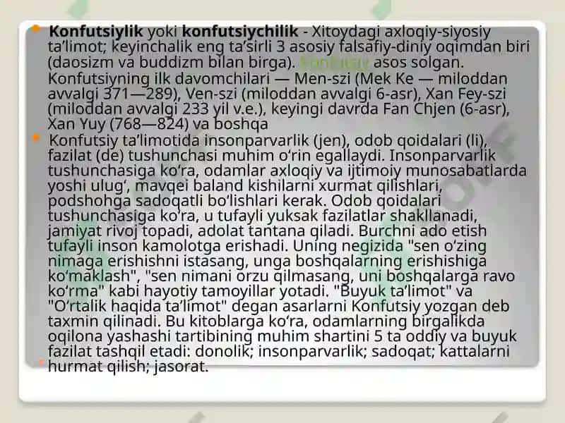 Konfutsiylik 3