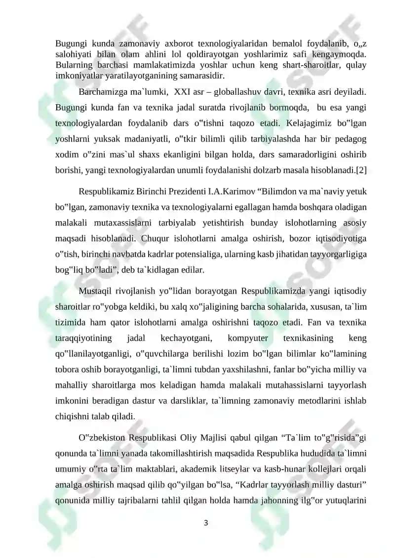 Elektron darslik yaratish uchun tizim 3