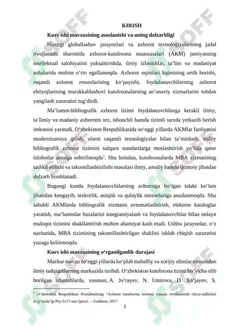 AKM va kutubxonalarning MBA (ma'lumot bibliografik axborot)tashkil etish va takomillashtirish 3