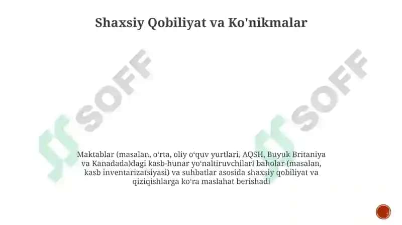 Shaxsiy Qobiliyat va Ko'nikmalar 3