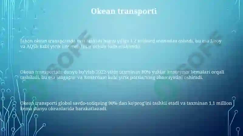 Jahon suv transportining asosiy turlari 3