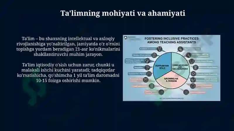 Jamiyatni inklyuziv taʼlimga tayyorlash va ijobiy munosabatni uygʻotish va amalga oshirish 3