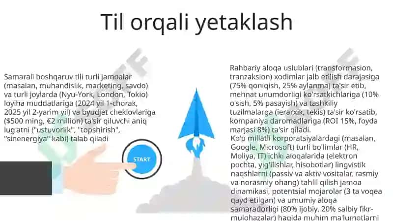 Ish yuritish tili va uslubi 3