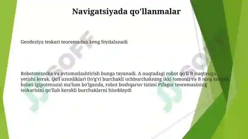 Pifagor teoremasiga teskari teorema 3