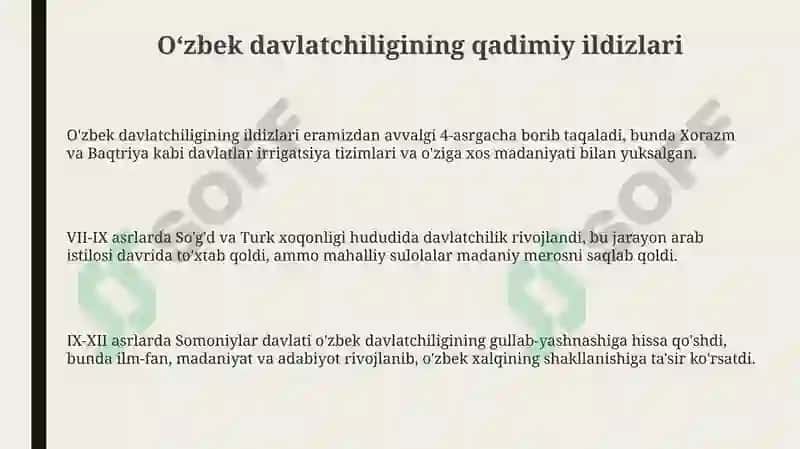 O'zbekistonda mustaqillik gʻoyalarining tarixiy asoslari 3