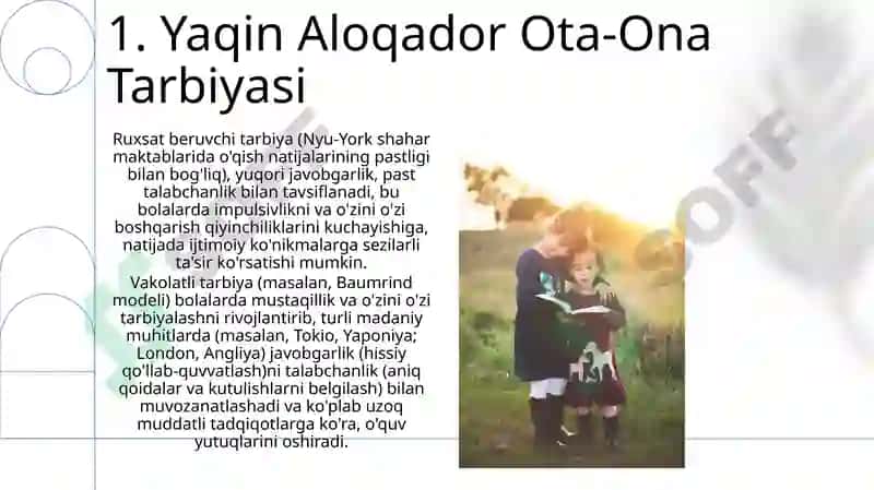 Yaqin Aloqador Ota-Ona Tarbiyasi 3