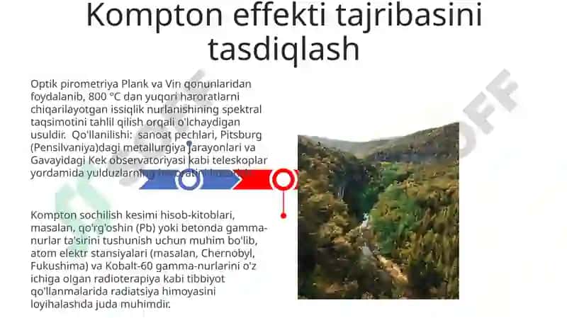 Kompton effekti. Optik pirometriya 3