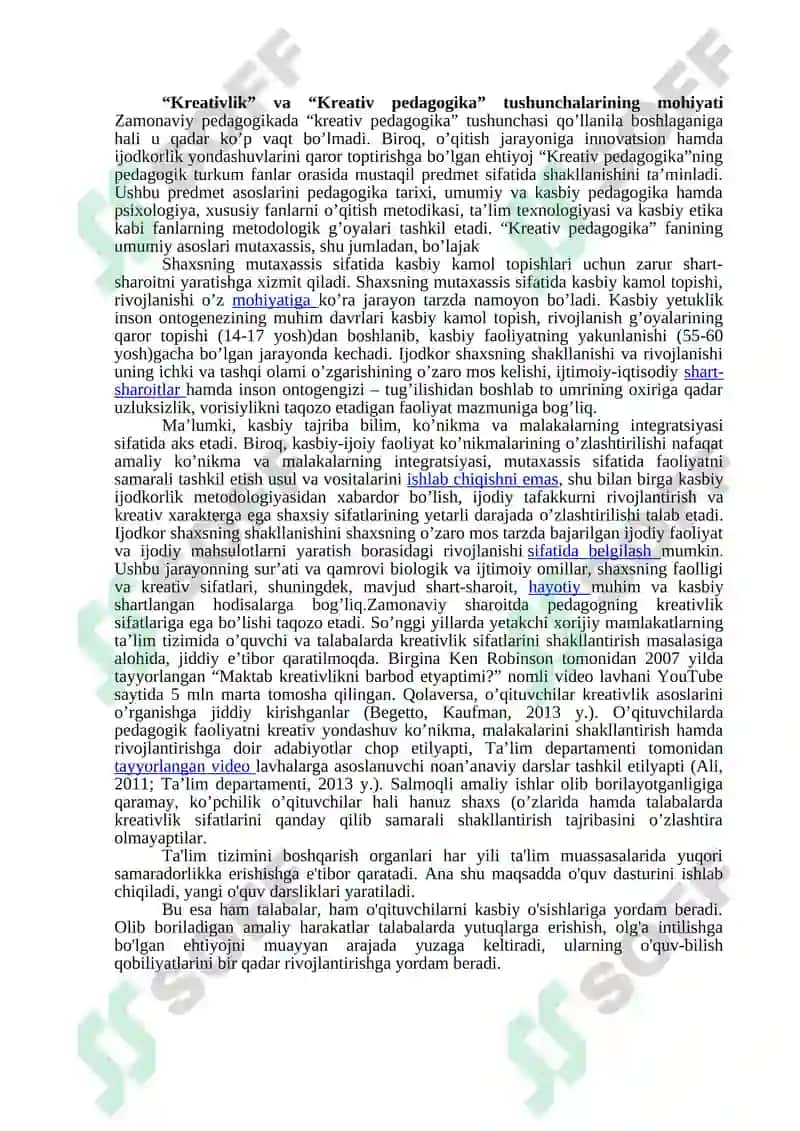 Kreativ pedagogika fanining umumiy asoslari 3