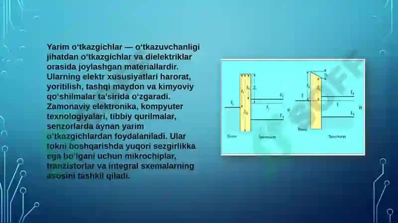 Yarim o‘tkazgichlar 3