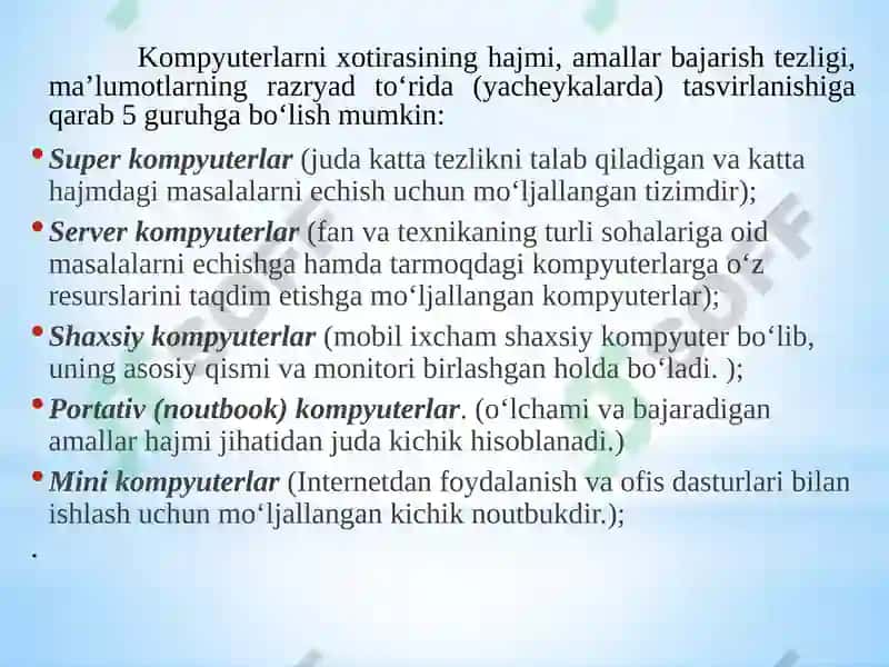 Axborotjarayonlarining texnik ta'minoti 3
