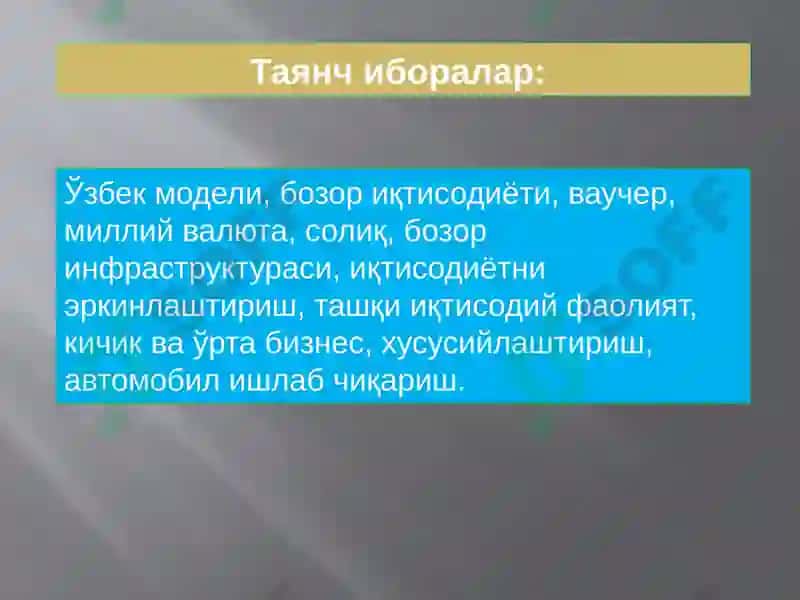 Ўзбекистоннинг ўзига хос истиқлол ва тараққиёт йўли 3