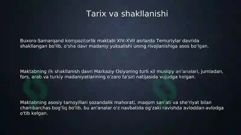 Buxoro-Samarqand kompozitorlik maktabi 3