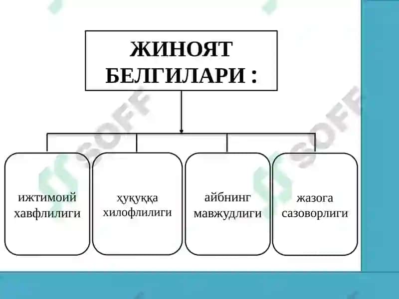 Жиноят ва жиноятlарни таснифлаш 3