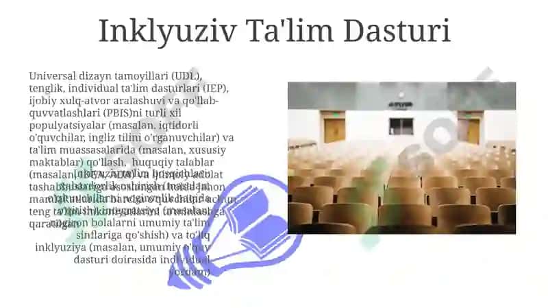 Inklyuziv Ta'lim Dasturi 3