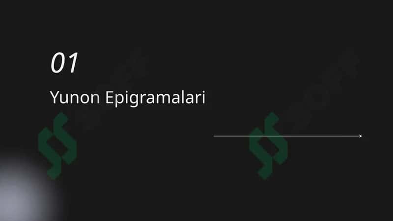Yunon va Lotin Epigramalari 3