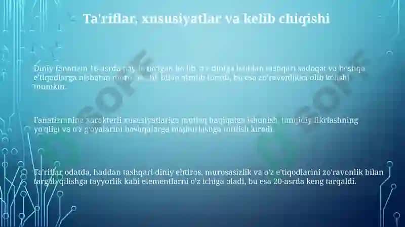 Din va hurfikrlilik 3