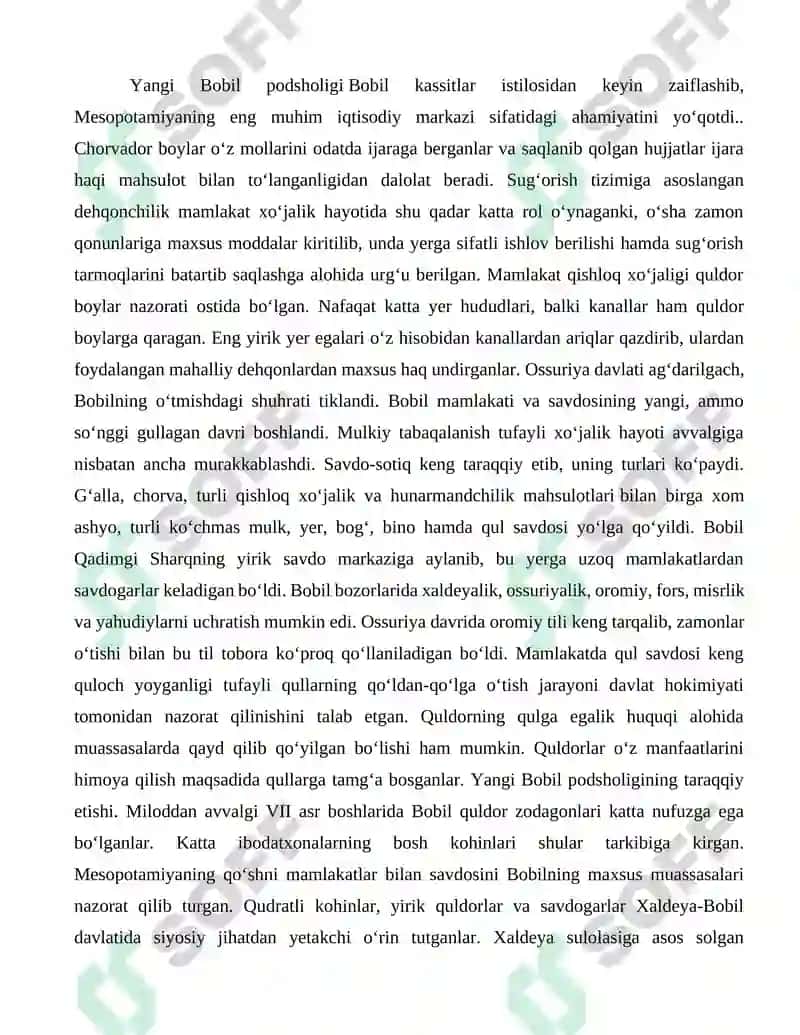Yangi Bobil podsholigi 3