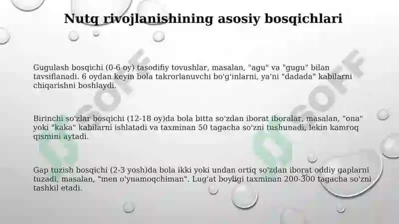 Ravon nutqni rivojlantirish 3