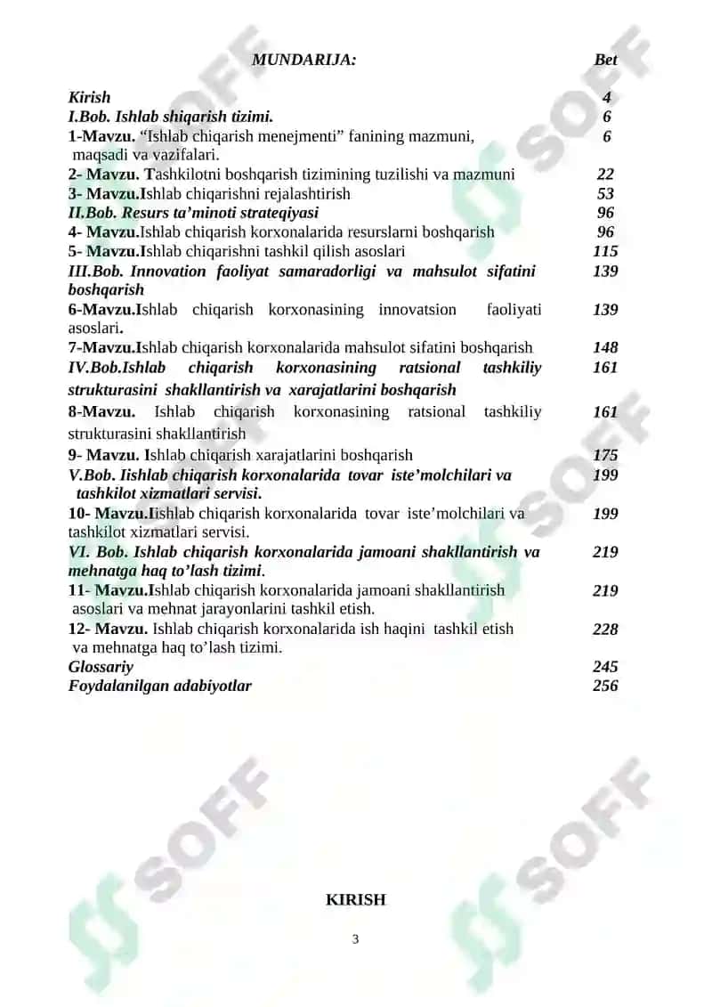 ISHLAB CHIQARISH MENEJMENTI 3