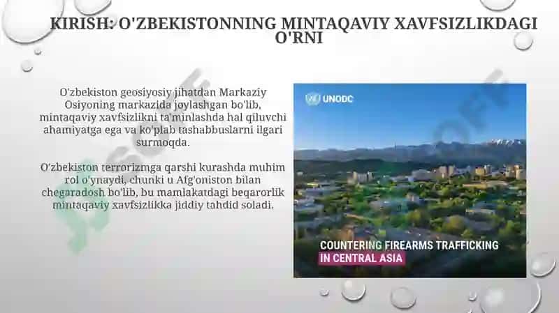 Markaziy Osiyodagi terrorizm, giyohvandlik va savdo 3