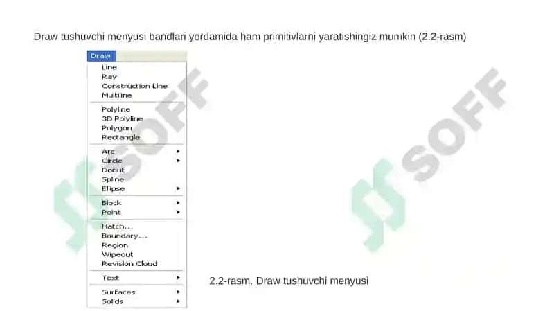 ODDIY VA MURAKKABPRIMITIVLARNI YARATISH VA TAHRIRLASH 3