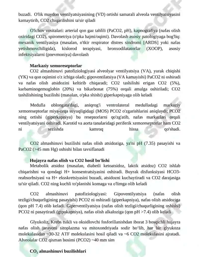 Karbonsuvlar almashinuvi patofiziologiyasi 3