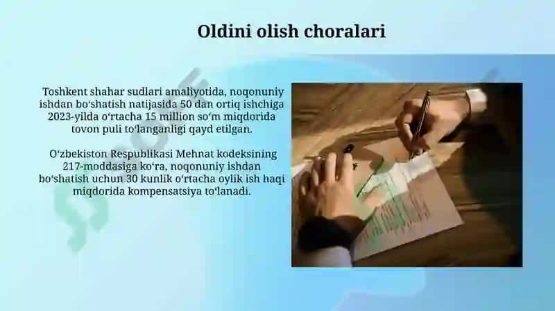 Noqonuniy ishlar va huquqshunoslik 3