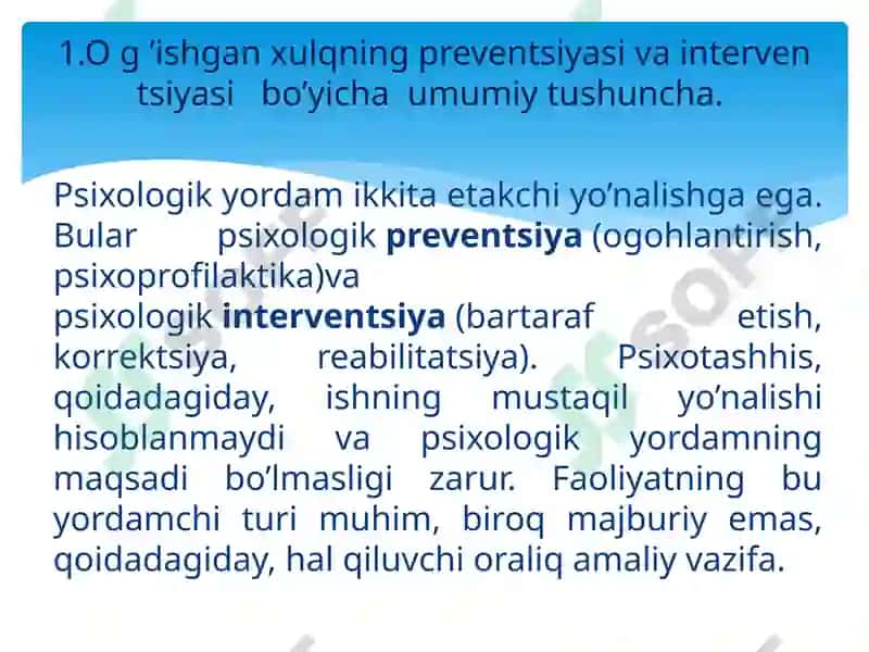 Shaxsog'ishganaxloqining preventsiyasi va interventsiyasi 3