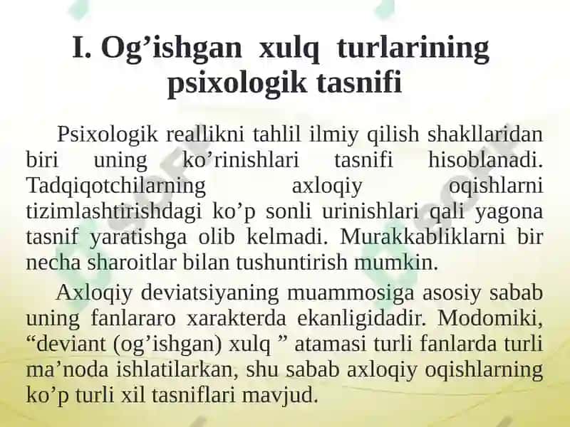 Dezadaptatsiya va uning o'smir xulqi 3