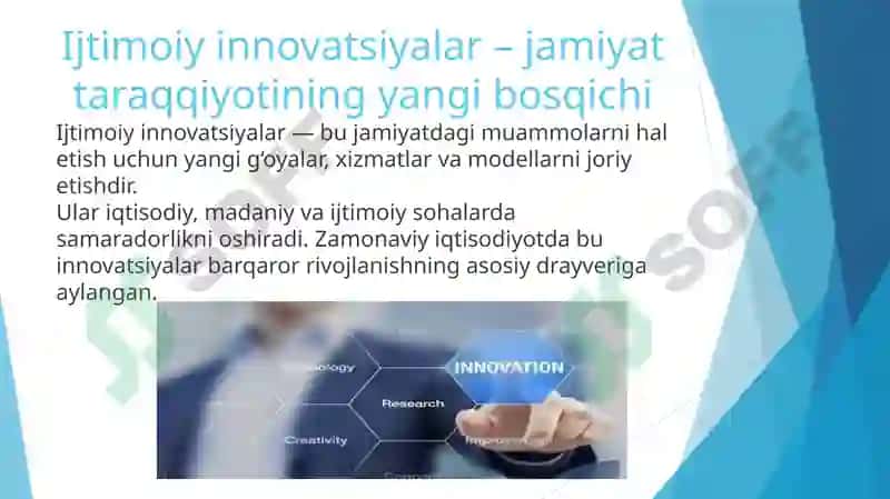 Innovatsion iqtisodyotda ijtimoiy-iqtisodiy masalalar 3