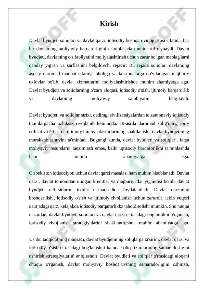 Davlat byudjeti soliqlari va davlat qarzi 3