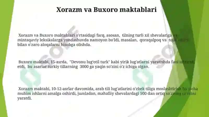 O'zbek lug'atchiligi tarixi 3