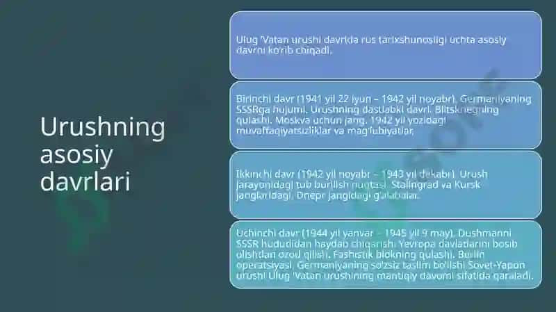 Sovet Ittifoqi Ulug’ Vatan Urushi Yillarida 3