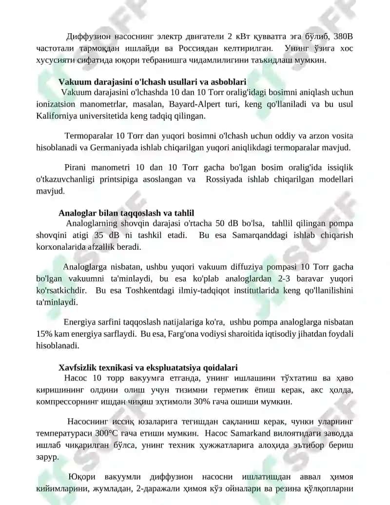 Yuqori vakumli diffuziya nasosi 3