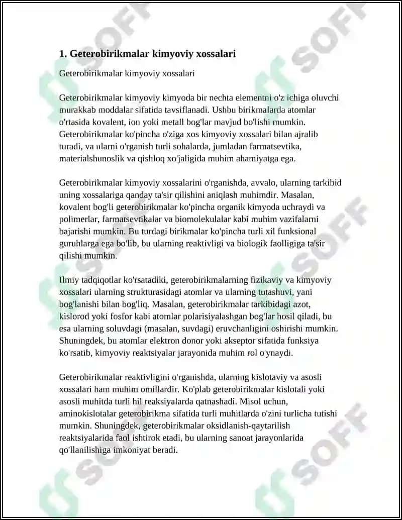 GETEROBIRIKMALAR ASOSIDA OLINADIGAN DORI PREPARATLARI 3