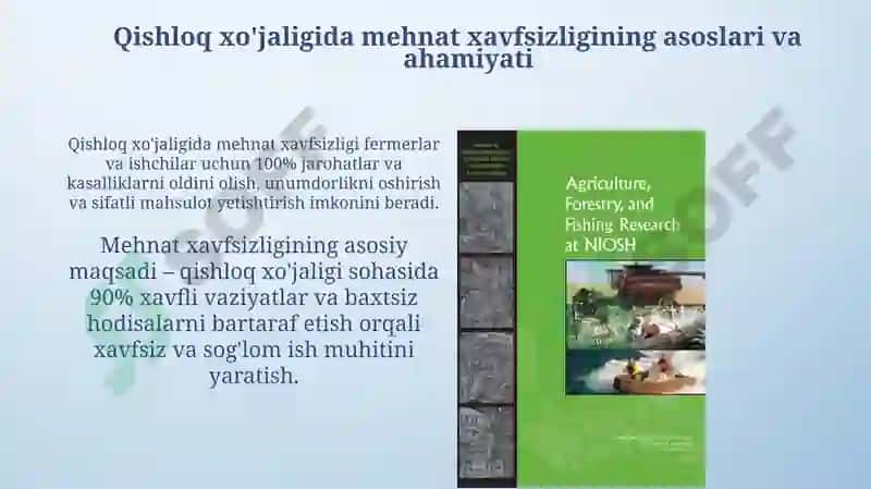 Qishloq xoʻjaligida mehnat muhofazasi 3