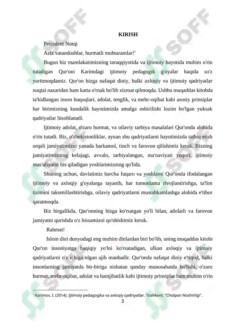 Qur'oni Karimda Ijtimoiy Pedagogik Gʻoyalar 3