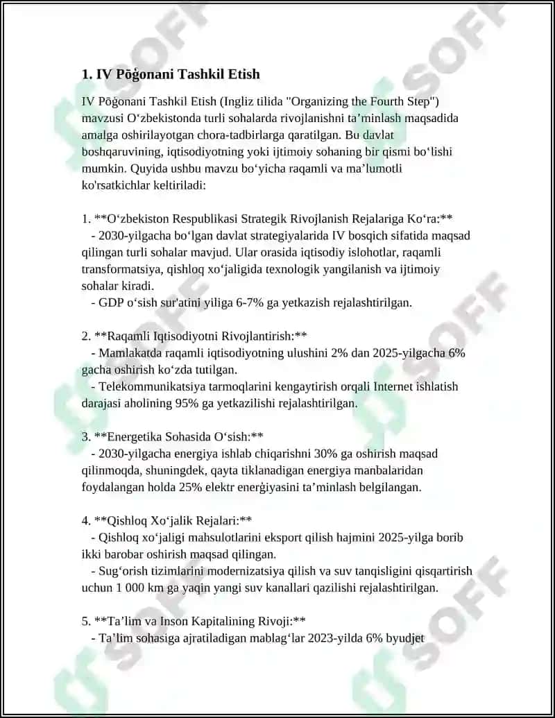 IV POĞONA UCHTOVUSHLIKI VA KADENSIYA 3