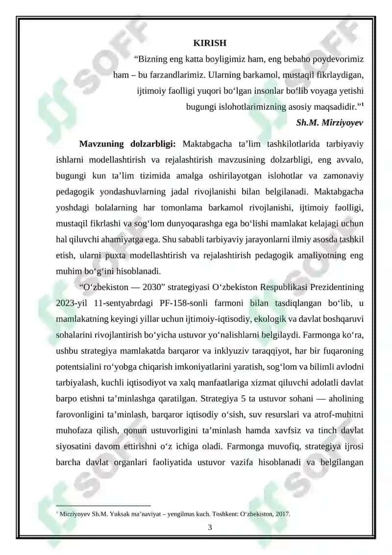 Maktabgacha ta'lim tashkilotlarida tarbiyaviy ishlarni modellashtirish va rejalashtirish 3