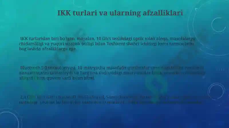 Kompyuter bilan muloqot vositalari 3