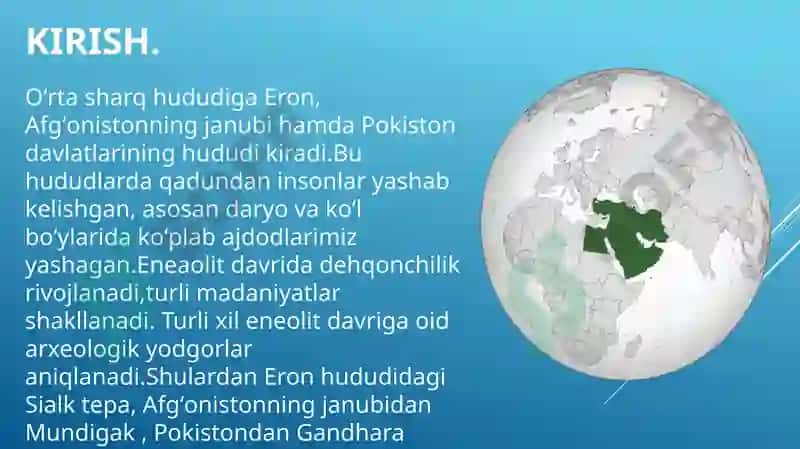 O‘rtasharqning eneolit davriyodgorliklari 3