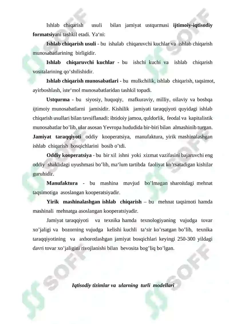 Ijtimoiy-iqtisodiy tizimlar va mulkchilik munosabatlari 3